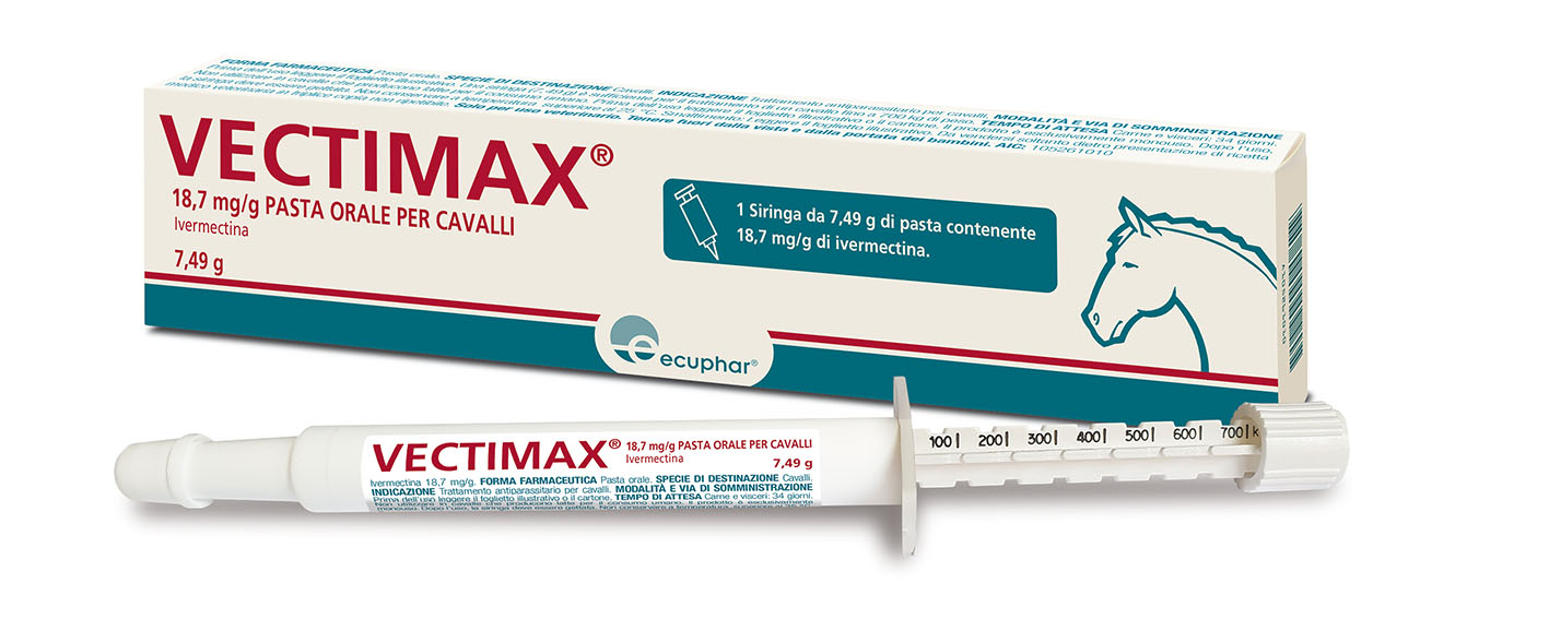 VECTIMAX ORAL PASTE FOR HORSES IVERMECTIN 18,7MG